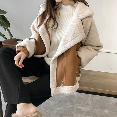 Ella Jacket – Oversized Shearling Coat